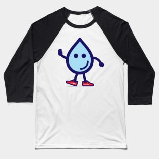 Drop Water Character Baseball T-Shirt